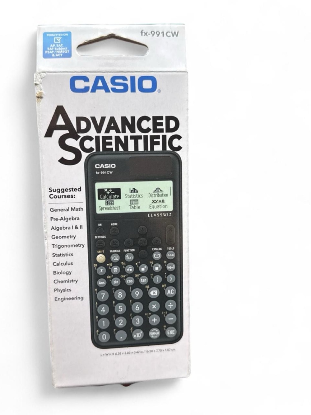 Casio Advanced Scientific Calculator fx-991CW - Black